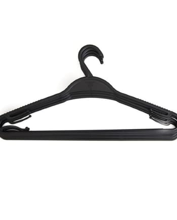 Image Black Plastic Hangers