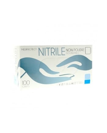 White Nitrile Gloves