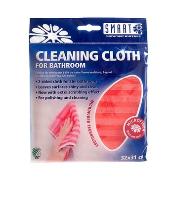 Image Cleaning Cloth Bathroom - Microfibre Red
