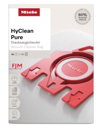 Miele - Vacuum Cleaner Bags - FJM HyClean 3D - Pack of 4