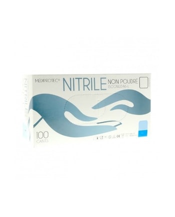 White Nitrile Gloves