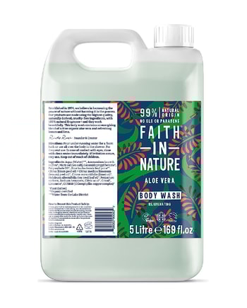 Image Faith in Nature Aloe Vera Body Wash 5L