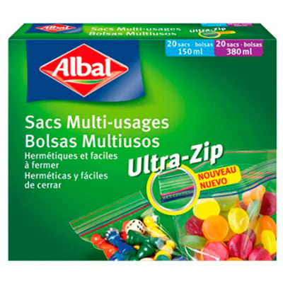 Image Micro Ziploc Bags 20X 150ml and 20X 380ml