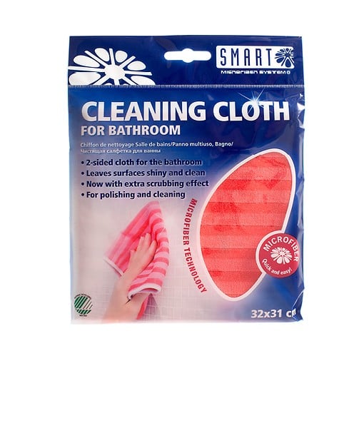 Image Cleaning Cloth Bathroom - Microfibre Red