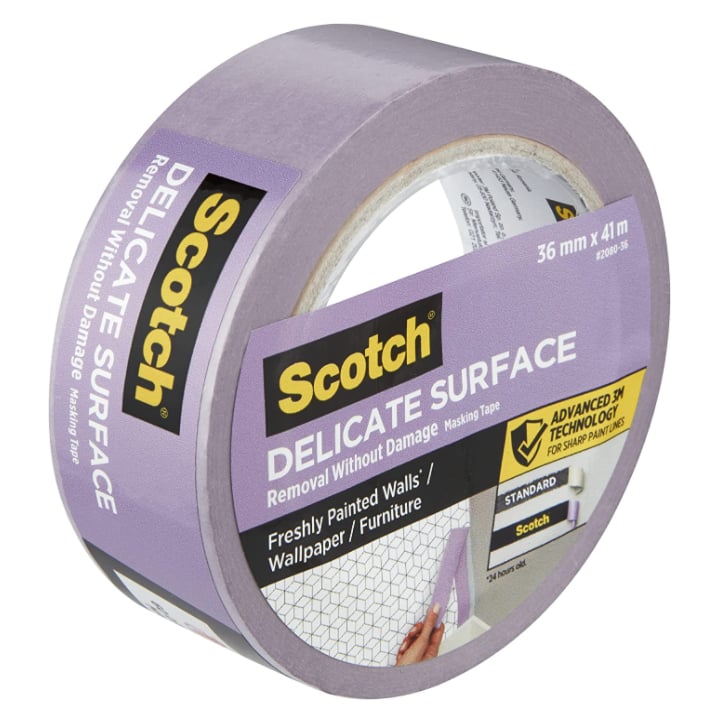 3M - Purple Tape for Delicate Surfaces - 41m x 36mm - While Stocks Last