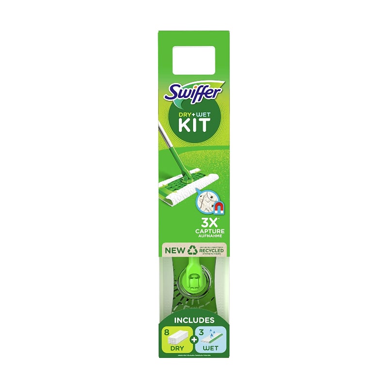 Swiffer - Dust Wiper Starter Kit - 1 Handle + 9 Dry + 3 Wet Refills