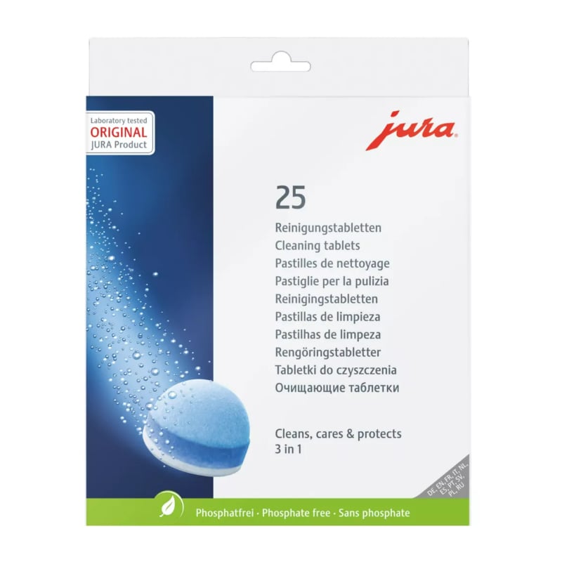 Special Order - Jura - 3 in 1 Cleaning Tablets - Pack of 25