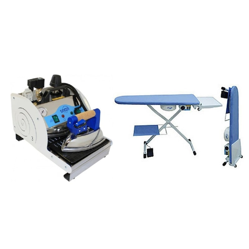 Magpie - 3-litre Ironing Boiler - Vacuum and Heated Ironing Table & Iron