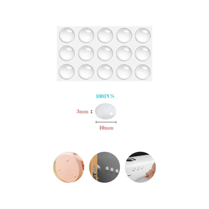 Special Order - Silicon Drops - Dome Shape - 10mm - Pack of 100