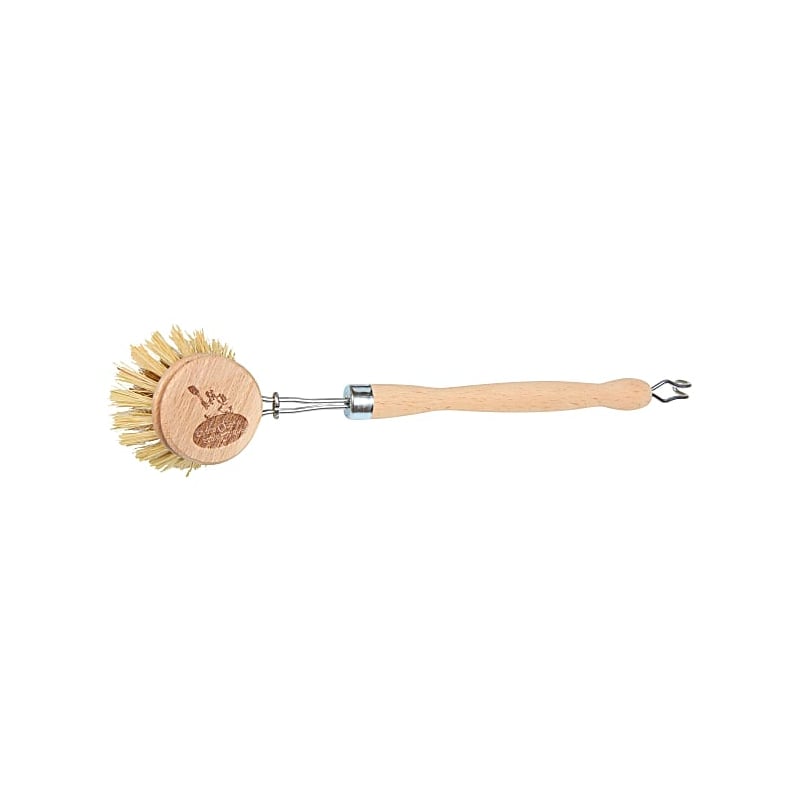 Wooden Washing-up Brush with Replacable Head