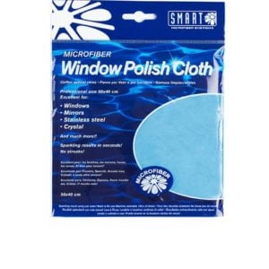 Image Window Polishing Cloth - Microfibre Blue - Pack of 10