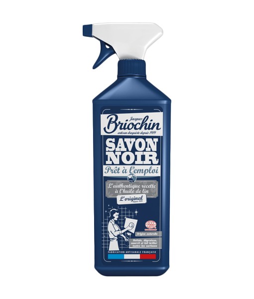 Le détachant avant lavage au savon noir Ecocert BRIOCHIN, spray de 500ml -  Super U, Hyper U, U Express 