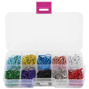 Image Coloured Safety Pins for Tagging